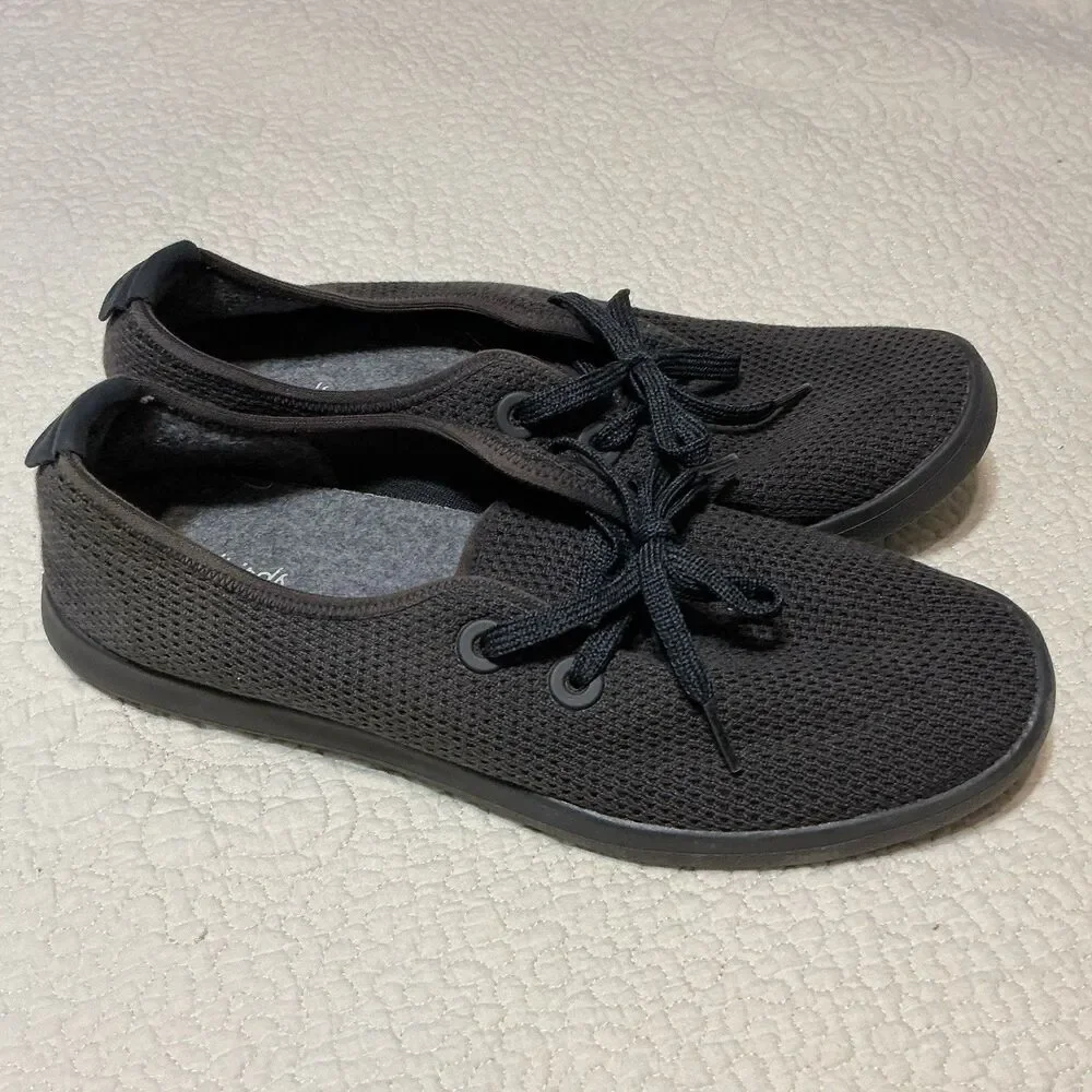 Allbirds Tree Skippers Gray Wool Knit Lace-Up Sneakers Men's US 10 EU 42